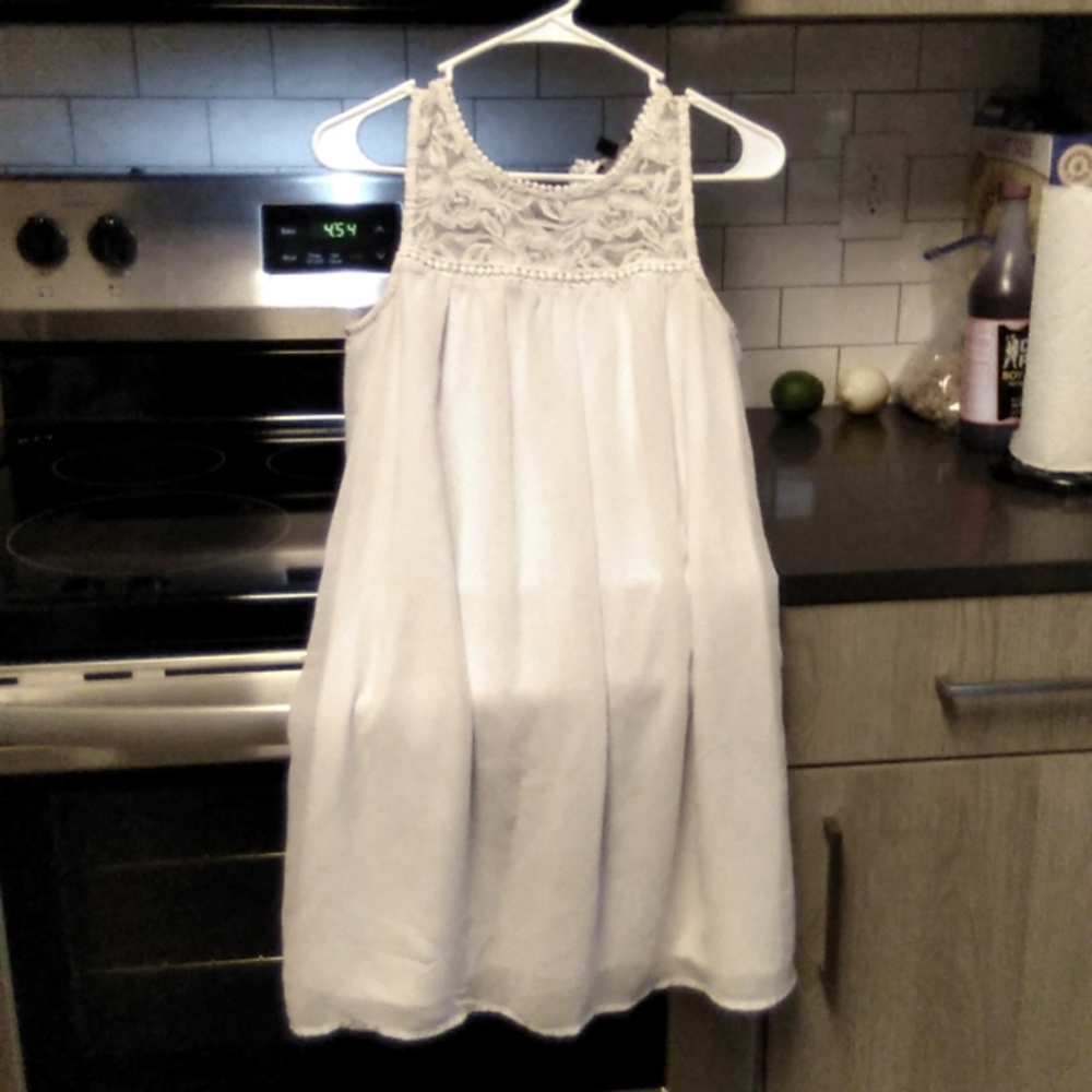 A white dress
